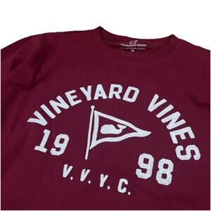 Vineyard Vines Men’s Varsity Style Crewneck Pullover Embroidered Spellout XL